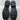 Sugar FAVORITE Black Faux Leather Rhinestone Strap Block Heel Ankle Boots Sz 9 M - Very Good - Ufashion