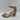 Nine West PRUCE Beige Leather Open Toe Block Heel Ankle Strap Sandals, Size 5.5M - Very Good - Ufashion