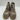 NWB Chloe Women’s Jamie Suede Chunky Ankle Boots Dark Griege Size 41W - Ufashion