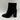 Kelly & Katie FENI Black Synthetic Square Toe Side Zip Ankle Boots, Size 8W - Very Good - Ufashion
