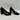 Mix No. 6 OMMI Black Textile Round Toe Block Heel Slip On Pumps, Size 7.5M - Very Good - Ufashion