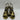 BALMAIN Urania Gold/Black Leather Open Toe Cage High Heel Sandals Womens Size 40 - Very Good - Ufashion