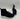 John Richmond Navy Knit/Suede Lace Up Mid Top Platform Sneakers Men’s Size 42 - Very Good - Ufashion
