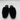 Dolce & Gabbana Black Velvet Square Toe Slip On Mule Loafers Men’s Size 6 - Very Good - Ufashion