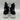 John Richmond Navy Knit/Suede Lace Up Mid Top Platform Sneakers Men’s Size 42 - Very Good - Ufashion