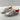 Valentino White/Orange Perforated Leather Lace Up Backnet Sneakers Women’s 42.5 - Very Good - Ufashion