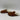NWD AQUA Brown Nubuck/Faux Fur Lined Round Toe Studded Mule Slippers, Size 8B - Like New - Ufashion