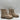 MIA ‘Mai’ Rose Gold Faux Leather Lace Up/Zip Ankle Boots Girl’s Size 4M - Very Good - Ufashion