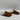 NWD AQUA Brown Nubuck/Faux Fur Lined Round Toe Studded Mule Slippers, Size 8B - Like New - Ufashion