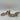 Schutz Womens Lunah Plat Leather Ankle Strap Block Heels Gold Size 8B - Very Good - Ufashion