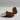 NWD AQUA Brown Nubuck/Faux Fur Lined Round Toe Studded Mule Slippers, Size 8B - Like New - Ufashion