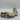 Saint Laurent BEDFORD Gold/White Distressed Low Top Lace Up Sneakers, Size 40 - Very Good - Ufashion