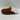 NWB AQUA Brown Nubuck/Faux Fur Lined Round Toe Studded Mule Slippers, Size 8B - Ufashion