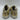 Saint Laurent BEDFORD Gold/White Distressed Low Top Lace Up Sneakers, Size 40 - Very Good - Ufashion