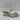 AQUA Lily Silver Synthetic Embellished Square Toe Slip On Sandals, Size 8M - Very Good - Ufashion