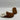 NWB AQUA Brown Nubuck/Faux Fur Lined Round Toe Studded Mule Slippers, Size 8B - Ufashion