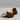 NWB AQUA Brown Nubuck/Faux Fur Lined Round Toe Studded Mule Slippers, Size 5.5B - Ufashion