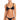 Vitamin A Womens Zuri Bralette Black EcoLux SM (US Women's 6) One Size - Ufashion