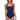 Gottex Women's Standard Sea Shells Square Neck One Piece, Navy, 38 - Ufashion