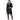 Sanctuary Single Breasted Wool Coat Black MD (US 8) - Ufashion
