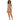 Anne Cole Long Line Tie Side Top Multicolor XL - Ufashion