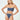 L*Space Women's Nora Bottom Bitsy Slate/Lily/Cream S - Ufashion