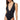 L*Space Women's Fused Katniss Onepiece Classic Black XS - Ufashion