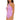 Becca by Rebecca Virtue Fine Line Rib Tessa High Neck One-Piece Orchid SM - Ufashion