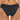 Becca by Rebecca Virtue Women's Loreto Banded Hipster Bikini Bottom Black L - Ufashion