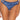 Becca by Rebecca Virtue Women's Crochet Tab Side Hipster Bikini Bottom Navy S - Ufashion
