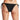 Seafolly Women's Standard Tie Side Brazilian Bikini Bottom, Sea Dive Black, 8 - Ufashion