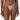 Seafolly Women's Standard Tie Side Brazilian Bikini Bottom, Art House Chilli - Ufashion