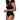 SUNSETS ESCAPE Cassie Tankini Women's Swimsuit Top, Black, 10 - Ufashion