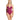 Bleu Rod Beattie Don't Mesh with Me Halter One-Piece Pomegranate 14 - Ufashion