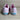 Native EVA Pink/White Round Toe Perforated Laceless Low Top Sneakers Men Size 13 - Very Good - Ufashion