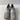 BareTraps GARNER Gray Faux Leather Round Toe Slip On Wedge Flats Size 8.5 M - Very Good - Ufashion