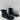 ASH Wino S Black Leather Round Toe Pull On Ankle Boots Women’s Size 36 - Very Good - Ufashion