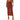 ASTR the label Womens Carlina Crochet Mesh Maxi Skirt Orange XS - Ufashion