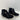 Mix No. 6 HIEDI Black Fabric Side Zip Mid Top Wedged Sneakers Kids Size 2 M - Very Good - Ufashion