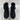 Mix No. 6 HIEDI Black Fabric Side Zip Mid Top Wedged Sneakers Kids Size 2 M - Very Good - Ufashion