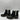 Bernardo Paxton Racer Rain Boots Black/White Size 8 - Very Good - Ufashion