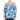 NYDJ Women's Ruffled Off Shoulder Top, Cote D' Azur Tropics Matisse Blue, - Ufashion