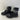 Sugar KADE Black Embossed Fabric Lace Up/Side Zip Ankle Boots Women’s Size 7 M - Very Good - Ufashion