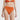 NWT Stella McCartney Ballet Draped Classic Bikini Bottoms Orange/Cream Size L - Ufashion