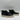 J/Slides Black Leather Pull On Mid Top Platform Sneakers Women’s Size 7.5 M - Very Good - Ufashion