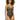 Jezebel by Felina | Molly Lace Bodysuit | Contour | Criss-Cross Back (Black, - Ufashion