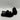 UGG Oh Yeah Black Sheepskin Strappy Cozy Slingback Sandals, Kids Size 4 - Very Good - Ufashion