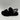 UGG Oh Yeah Black Sheepskin Strappy Cozy Slingback Sandals, Kids Size 4 - Very Good - Ufashion