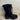 JIMMY CHOO “Buffy Flat” Black Suede Fur Lined Round Toe Pull On Winter Boots, 36 - Very Good - Ufashion