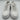 NWOB Aqua Bumbl Women’s Padded Insole Lace-Up Casual Fashion Sneakers White 8 - Like New - Ufashion
